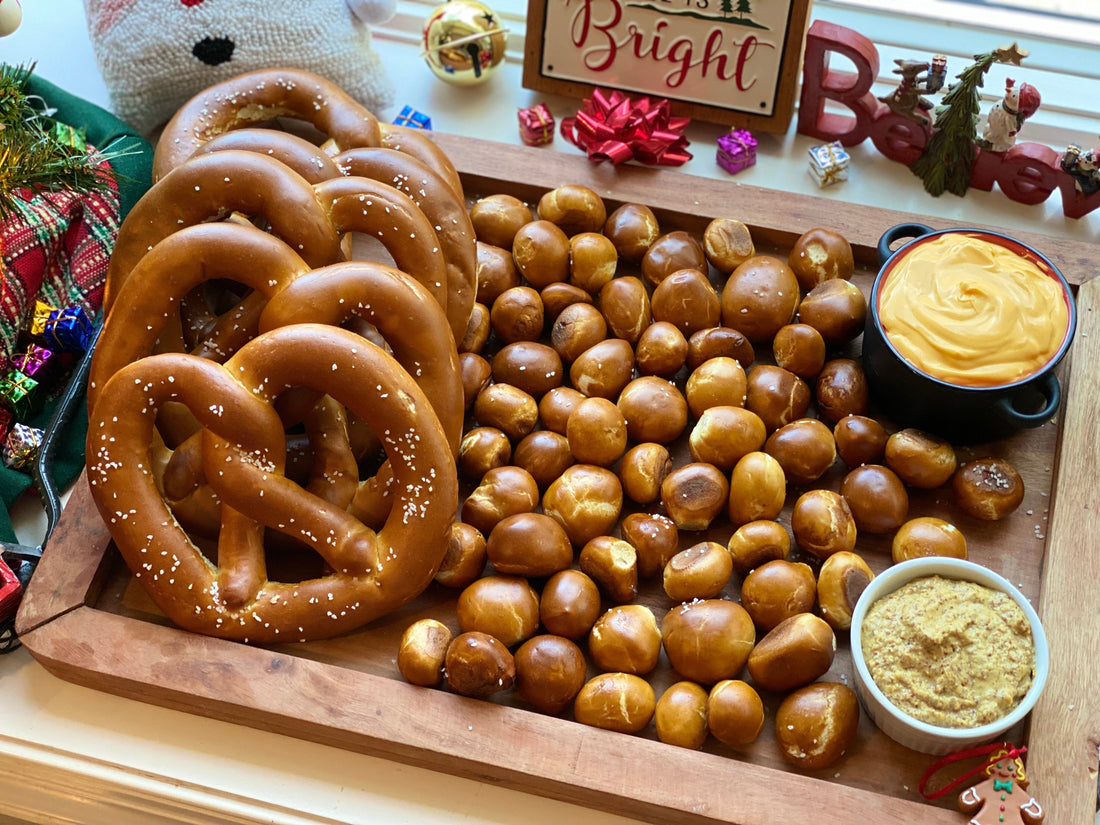 Holiday Bavarian Soft Pretzel Twists and Bites Gift Pack