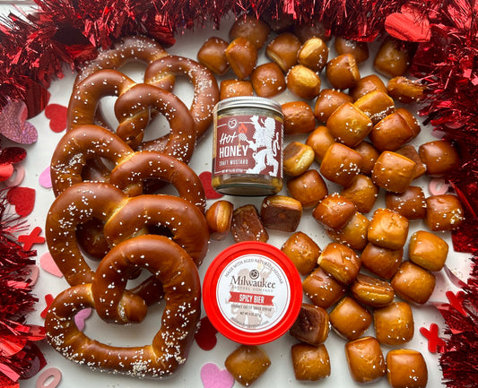 Keep It Spicy Valentine's Day Soft Pretzel & Dip Gift Pack