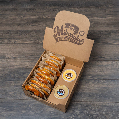 Catering Pick-Up At Milwaukee Pretzel Co.  - 12 5oz Twists and Dips Ready to Eat