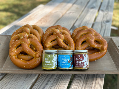 Ultimate Mustard Fan Bavarian Soft Pretzel Gift Pack